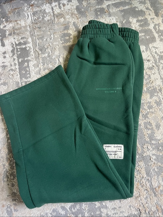 Comfrt Pants - Affirmation Collection Forest Green Wide Leg Pants